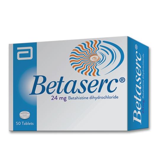 Betaserc 24MG Tab (50's)