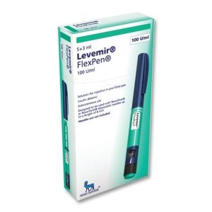 Levemir Flexpen 100IU/ML 5's