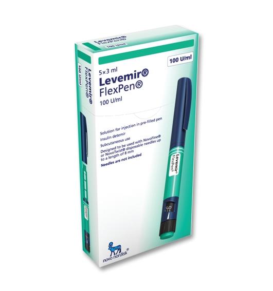 Levemir Flexpen 100IU/ML 5's