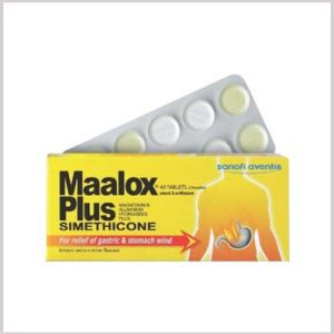 Maalox Plus 25MG Tab (40's)