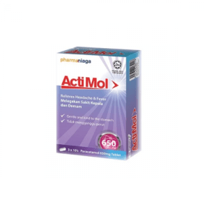 Paracetamol 650MG Tab (500'S) (PMN) Actimol