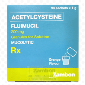 Fluimucil 200MG Granules (30'S)