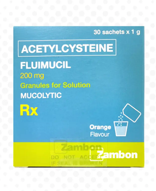 Fluimucil 200MG Granules (30'S)