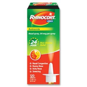 Rhinocort Aqua 64MCG Nasal Spray (120 DOSE)