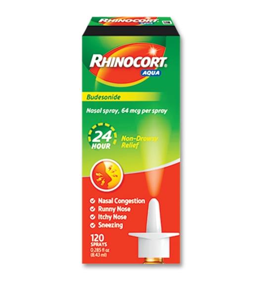 Rhinocort Aqua 64MCG Nasal Spray (120 DOSE)
