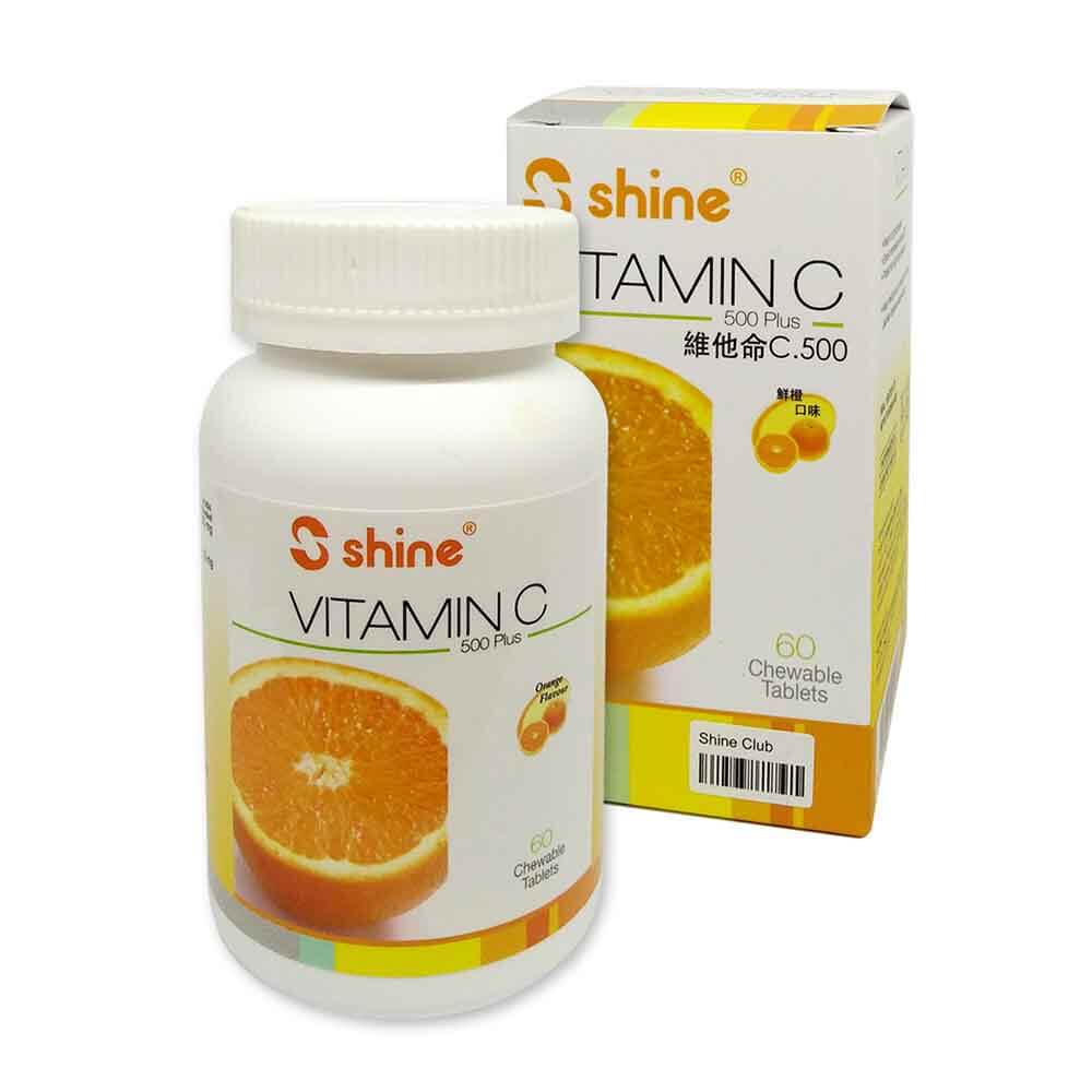 Shine Vitamin C-500 mg Plus (60's)