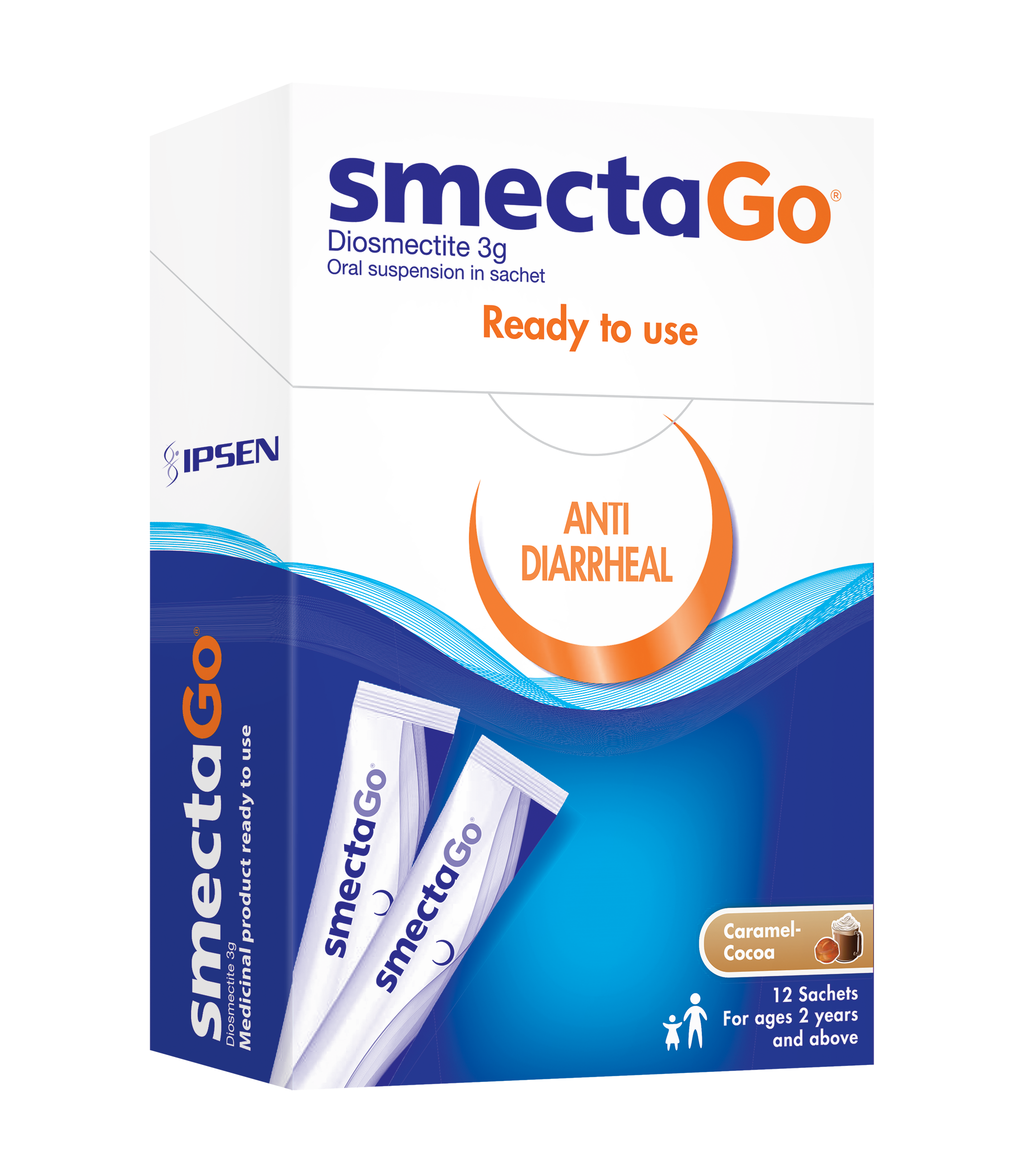 Smecta Go Susp 3G Sac (12's)
