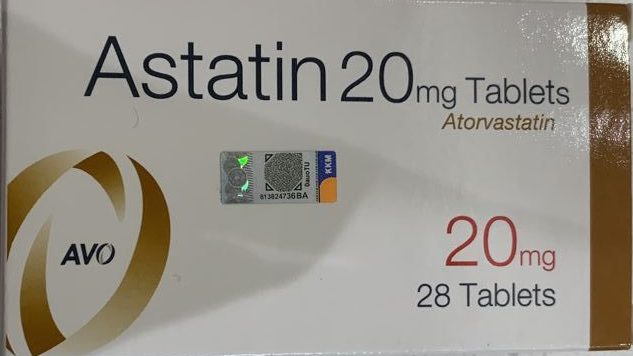 Astatin 20mg Tab (28's) (AVO)