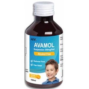 Avamol 250MG Susp Orange (100ML)