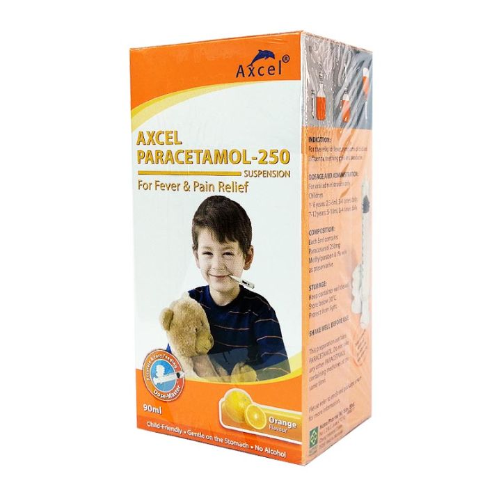 Axcel Paracetamol 250MG (Orange) SY (100ML)