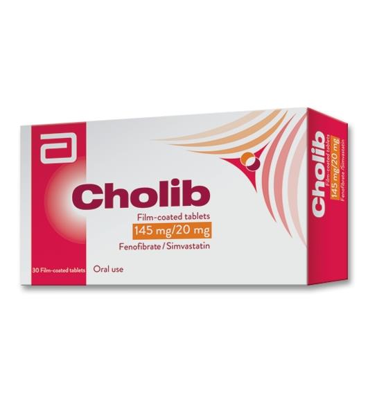 Cholib FC Tab 145/20MG (30's)