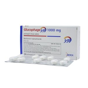 Glucophage 1000mg Tab 15sx8 [Metformin] (1's)