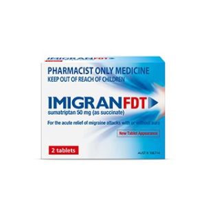 Imigran Fdt Tablet 50mg (2's)