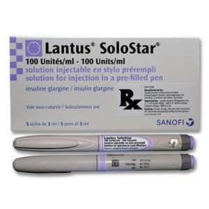 Lantus Solostar 100IU/ML 5'S