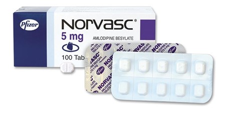 Norvasc 5MG Tab (100's)