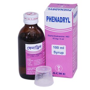 Phenadryl Syrup (100ML) Blackcurrent-Menthol