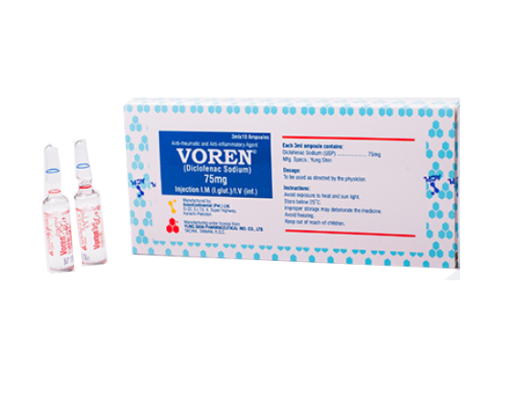 Voren Injection 75mg 3ml (100's)